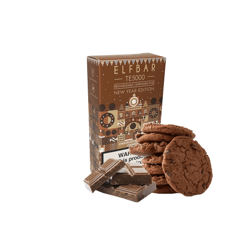 Elf Bar Christmas Edition TE5000 Chocolate Brownie Cookies (Шоколадное Печенье Брауни) Одноразовый POD