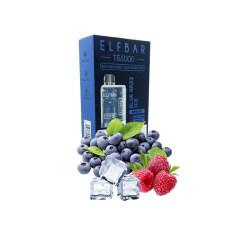 Elf Bar TE5000 Blue Razz Ice (Черника Малина Лёд) Одноразовый POD