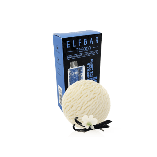 Elf Bar TE5000 Vanilla Ice Cream (Ванильное Мороженное) Одноразовый POD