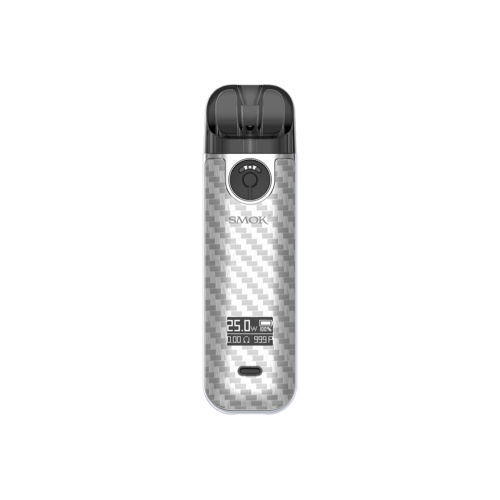 POD kit Smok Novo 4 Silver Carbon Fiber Многоразовая система