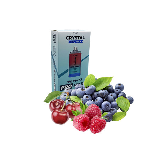 The Crystal Pro Max 10000 Blue Razz Cherry (Черника Малина Вишня) Одноразовый POD