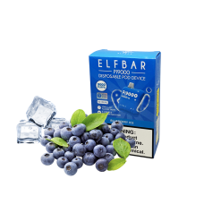 Elf Bar Pi9000 Blueberry ice (Черника Лёд) Одноразовый POD Elf Bar Pi9000 Blueberry ice (Черника Лёд) Одноразовый POD