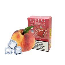 Elf Bar Pi9000 Peach ice (Персик Лёд) Одноразовый POD