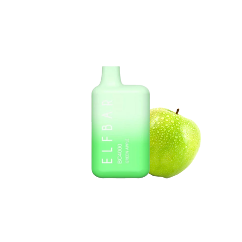 Elf Bar ВС4000 Green Apple (Зеленое Яблоко) Одноразовый POD