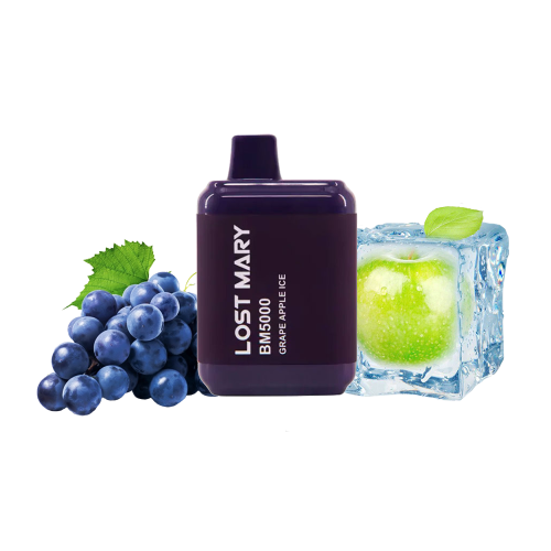 Lost Mary BM5000 Grape apple ice (Виноград Яблоко Лёд) Одноразовый POD