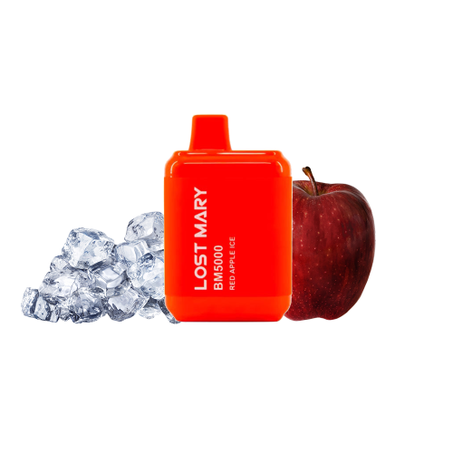 Lost Mary BM5000 Red apple ice (Красное Яблоко Лёд) Одноразовый POD