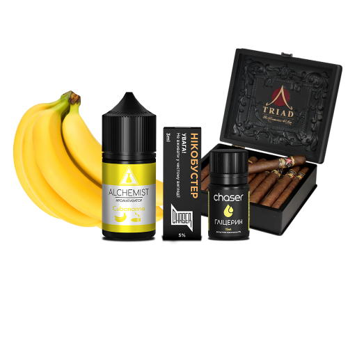 Жидкость Alchemist Salt CubanaBanana 30 мл 50 мг Кубана Банана Самозамес