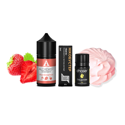 Жидкость Alchemist Salt Marshmellow 30 мл 50 мг Маршмеллоу Самозамес