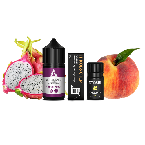 Жидкость Alchemist Salt Pitaya Peach 30 мл 50 мг Питайя Персик Самозамес