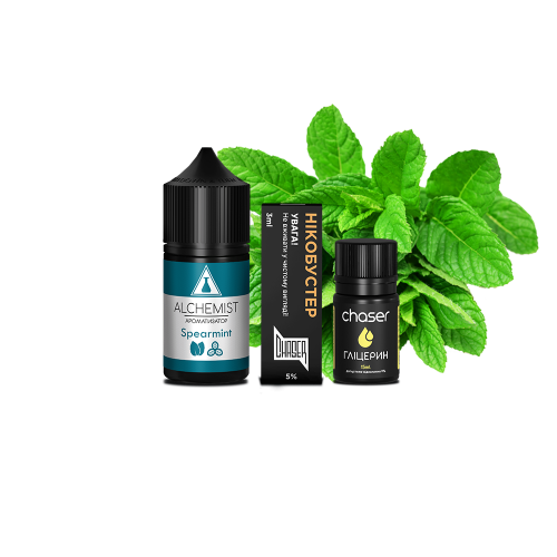 Жидкость Alchemist Salt Spearmint 30 мл 50 мг Мята Самозамес