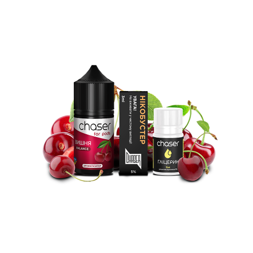 Жидкость Chaser Salt Cherry Ultra 30 мл 50 мг Вишня Самозамес