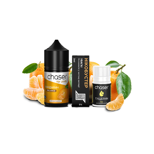 Жидкость Chaser Salt Tangerine Ultra 30 мл 50 мг Мандарин Самозамес