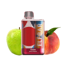 Elf Bar TE6000 color Apple Peach (Яблоко Персик) Одноразовый POD Elf Bar TE6000 color Apple Peach (Яблоко Персик) Одноразовый POD