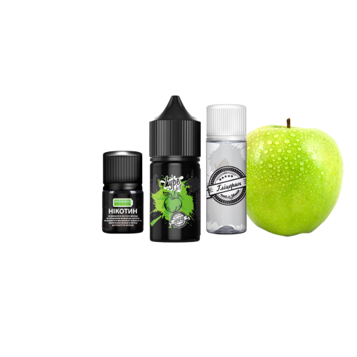 Жидкость Hype Salt Kit Apple 30 мл 50 мг Яблоко Самозамес