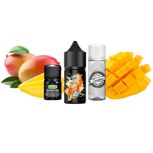 Жидкость Hype Salt Kit Mango 30 мл 50 мг Манго Самозамес