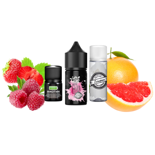Жидкость Hype Salt Kit Pink Lemonade 30 мл 50 мг Розовый Лимонад Самозамес