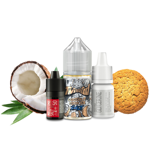 Жидкость Twisted salt Coconut Cookie 30 мл 50 мг Кокосовое печенье Самозамес