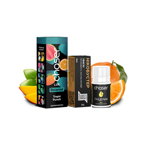 Жидкость Chaser Salt Lux Tropic Punch Ultra 30 мл 50 мг Тропик Панч Самозамес