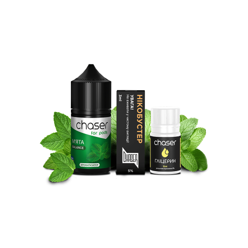 Жидкость Chaser Salt Mint Ultra 30 мл 50 мг Мята Самозамес