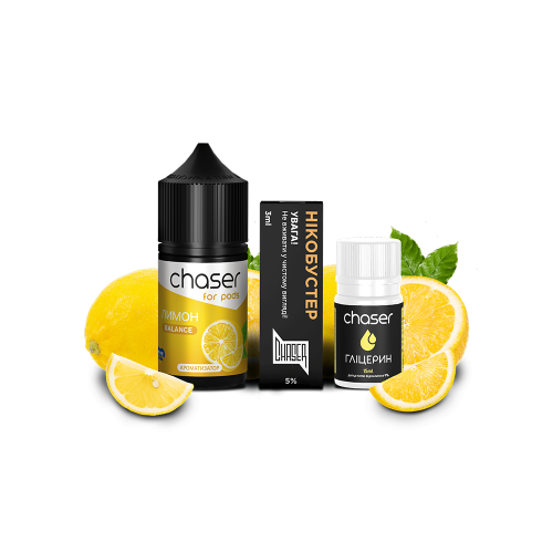 Жидкость Chaser Salt Lemon Ultra 30 мл 50 мг Лимон Самозамес
