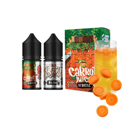 Жидкость In Bottle Salt Puzzle Carrot Juice 30 мл 50 мг Морковный сок Самозамес