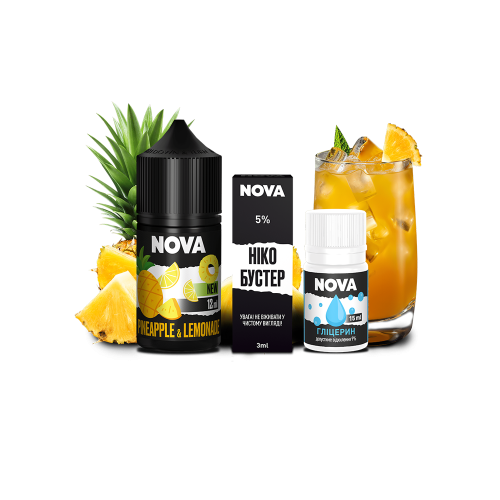 Жидкость Chaser Salt Nova Pineapple Lemonade 30 мл 50 мг Ананас Лимонад Самозамес