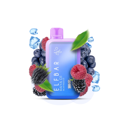 Elf Bar Raya D1 13000 Blue Razz Ice (Блю Разз Айс) Одноразовый POD