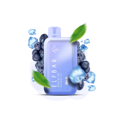 Elf Bar Raya D1 13000 Blueberry Ice (Черника Лёд) Одноразовый POD