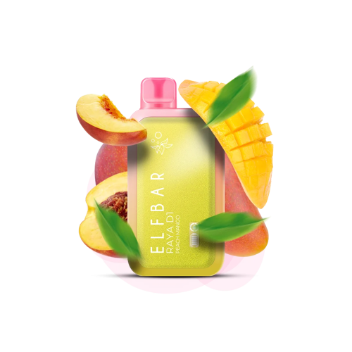Elf Bar Raya D1 13000 Peach Mango (Персик Манго) Одноразовый POD