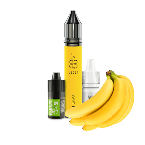 Жидкость Lucky Salt Banana Банан 30 мл 50 мг Самозамес