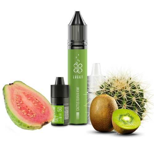 Жидкость Lucky Salt Cactus Guava Kiwi 30 мл 50 мг Кактус Гуава Киви Самозамес