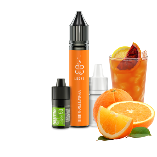 Жидкость Lucky Salt Orange Lemonade 30 мл 50 мг Апельсиновый лимонад Самозамес
