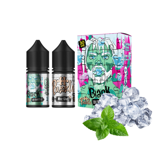 Жидкость In Bottle Salt Puzzle Black Mint 30 мл 50 мг Черная мята Самозамес