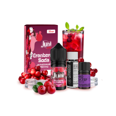 Жидкость Juni Salt Mix Cranberry Soda 30 мл 50 мг Клюквенная Содовая Самозамес Жидкость Juni Salt Mix Cranberry Soda 30 мл 50 мг Клюквенная Содовая Самозамес