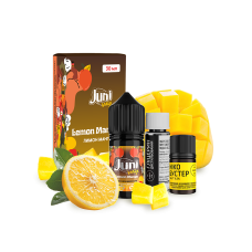 Жидкость Juni Salt Mix Lemon Mango 30 мл 50 мг Лимон Манго Самозамес