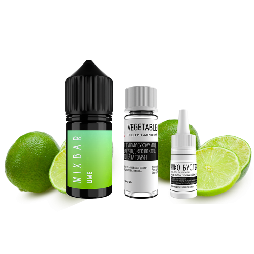 Жидкость Mix Bar Salt Lime 30 мл 50 мг Лайм Самозамес