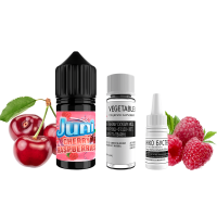 Рідина Juni Salt Cherry Raspberry 30 мл 50 мг Вишня Малина Самозаміс