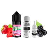 Рідина Juni Salt Strawberry Blackberries 30 мл 50 мг Полуниця Ожина Самозаміс