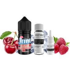 Жидкость Juni Salt Silver Ice Cherry Raspberry 30 мл 50 мг Вишня Малина Лёд Самозамес