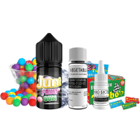 Жидкость Juni Salt Silver Ice Fruit Gum 30 мл 50 мг Фруктовая Жвачка Лёд Самозамес