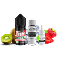 Жидкость Juni Salt Silver Ice Kiwi Stawberry 30 мл 50 мг Киви Клубника Лёд Самозамес