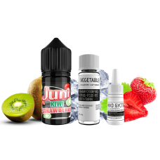 Жидкость Juni Salt Silver Ice Kiwi Stawberry 30 мл 50 мг Киви Клубника Лёд Самозамес