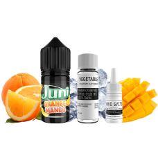 Жидкость Juni Salt Silver Ice Orange Mango 30 мл 50 мг Апельсин Манго Лёд Самозамес