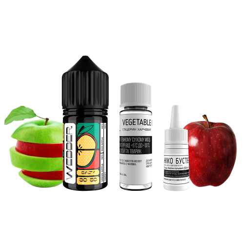 Рідина Webber Salt Double Apple 30 мл 50 мг Подвійне Яблуко Самозаміс