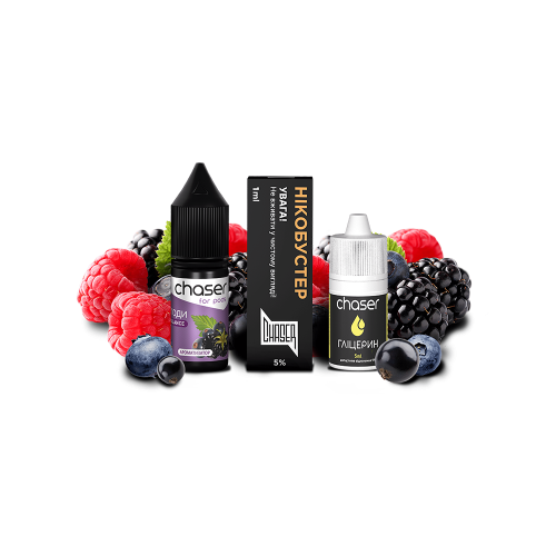 Жидкость Chaser Salt Berries Ultra 10 мл 50 мг Ягоды Самозамес
