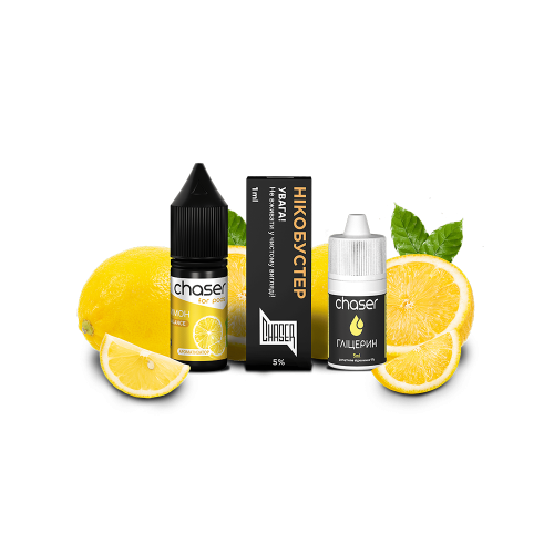 Жидкость Chaser Salt Lemon Ultra 10 мл 50 мг Лимон Самозамес