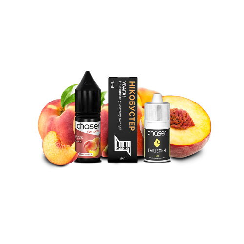 Жидкость Chaser Salt Peach Ultra 10 мл 50 мг Персик Самозамес