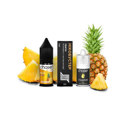 Жидкость Chaser Salt Pineapple Ultra 10 мл 50 мг Ананас Самозамес