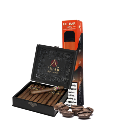 Elf Bar 2000 Coffee Tobacco (Кофе И Табак) Одноразовый POD