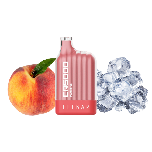 Elf Bar CR5000 Peach Ice (Персик Лед) Одноразовый POD